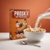 PROSKII Peanut Butter 38g Protein Cereal | Nutty Crunch with Plant-Based | Zero Added Sugar, Gluten-Free, Preservative-Free Breakfast for Gym, Office & College