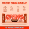 SuperYou Chocolate Protein Wafer Bars (Pack of 10)|10g Protein, 3g Fiber, No Added Sugar|Yeast Fermented Protein|Energy Bars|Crunchy Wafer Bar|100% Vegetarian|No Palm Oil|400g