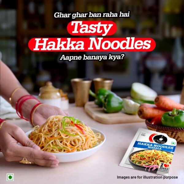 61vYbVkA+bL._SL1000_ Ching’s Secret Hakka Noodles Masala, 100g, Easy To Cook, Meal Kit, Cooks in 4/5Mins, 1 Pouch Serves 4, Pack of 5 Single Use Pouches