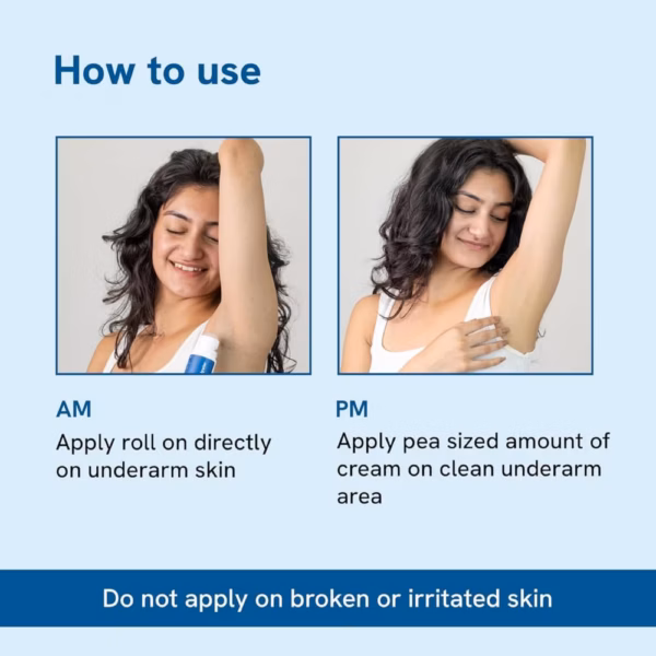 Be Bodywise Underarm Brightening Kit | With 4% AHA BHA Underarm Roll-On (50ml) & Pigmentation Repair Cream (100g) | Reduces Body Odor, Fades Pigmentation & Corrects Uneven Skin Tone