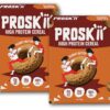 PROSKII Peanut Butter 38g Protein Cereal | Nutty Crunch with Plant-Based | Zero Added Sugar, Gluten-Free, Preservative-Free Breakfast for Gym, Office & College