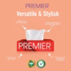 Premier 2-Ply Box Face Tissue Papers – 100 Pulls per Box (Pack of 4, 400 Pulls, 800 Sheets) –Ultra Soft, Gentle & Highly Absorbent Facial Tissues for Home, Office, Car & Travel | Red