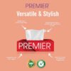 Premier Box Face Tissue Papers – 2-Ply, Ultra-Soft & Highly Absorbent Facial Tissues | 100 Pulls Per Box (Pack of 6) | Gentle on Skin, Ideal for Home, Office & Car Use