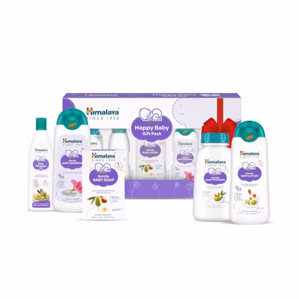 Himalaya Baby Gift Pack of 5 items | with Baby Soap, Shampoo, Cream, Lotion, Rash Cream | No.1 Doctor Prescribed | Gentle, Safe & Researched for baby's skin & hair