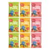 Slurrp Farm No Salt No Sugar Teething Puffs | Baked Fruit and Vegetable Millet Puffs | Carrot, Strawberry & Banana, Mango | Pack of 9
