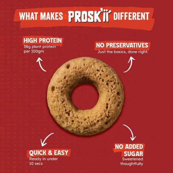 PROSKII Mocha Madness & Double Chocolate | 38g Plant Protein Breakfast Cereal | Zero Added Sugar, Gluten Free, No Preservatives, Combo