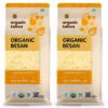 71Y8Q1RTadL._SL1500_ Organic Tattva Besan 500g,Gram Flour, Freshly Milled Chana Dal, 2 Pack