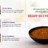 HOCCO Combo Pack of 5 (Chana Masala (300g), Mumbai Bhaji (300g), Dal Makhani (300 g), Smoked Paneer (300 g), & Moong Dal Halwa (250 g) | Just Heat & Eat | No Added Preservative & Colours | Meal Ready in 5 Mins | Serves 2