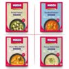 HOCCO Sabji Combo Pack of 4 (Smoked Paneer, Palak Paneer, Paneer Tikka Lababdar, Methi Malai) | Ready to Eat | Just Heat & Eat | No Added Preservatives & Colours | Meal Ready in 5 Min - 300g Each