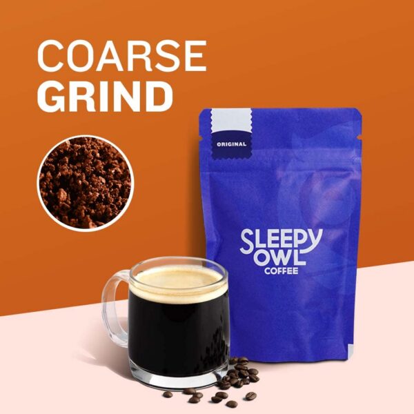 61km-Sv0h7L._SL1080_ Sleepy Owl Ground Coffee Bag For French Press Sampler Pack | 50G X 4 Flavours - Dark Roast, Original Medium Roast, French Vanilla & Hazelnut | Coarse Grind | Directly Sourced From Chikmagalur