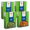 Gits Paneer Ready to Eat Combo, 4 Varieties, 1140g (Pack of 4 x 285g)